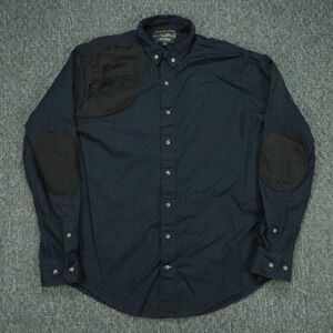 Ball and Buck Shirt Mens Large Blue Jack Carr The Hunters Long Sleeve Shooting